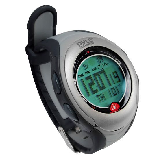 Pyle Digital Biking/Running Watch W/Bicycle Adaptor, Pulse,Chronograph 