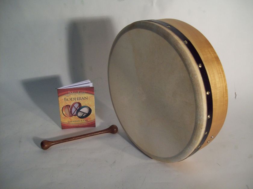 BODHRAN, 14 x 3.5, FIX, MULBERRY, SINGLE BTG4MS ES  