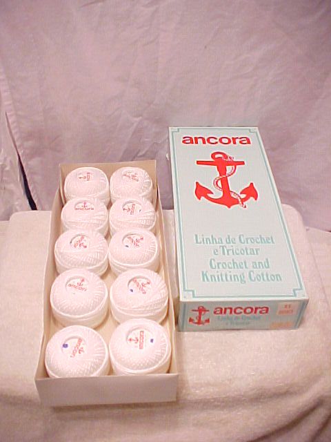 LOT 922 ANCORA COATS CLARK 50gr COTTON YARN BALLS  