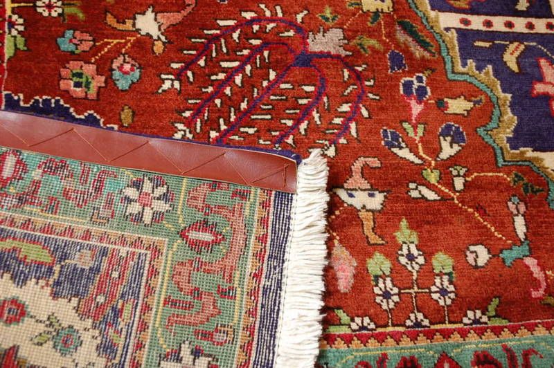 10x14 AREA RUG HANDMADE WOOL RED BLUE PERSIAN OVERSIZED  