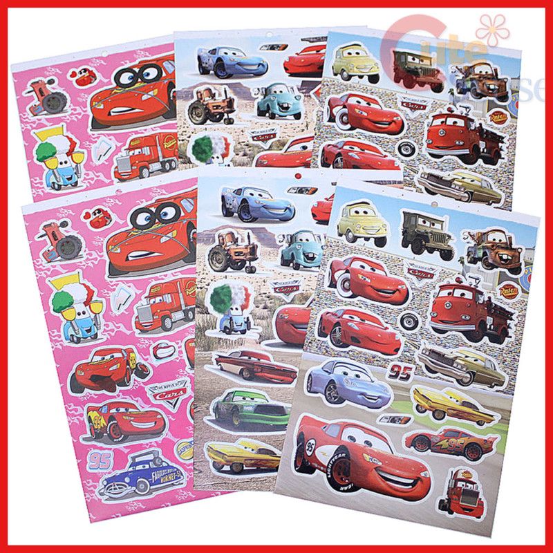 Disney Cars Mcqueen Stickers Book  100pc  Pre Cute images/Paper 