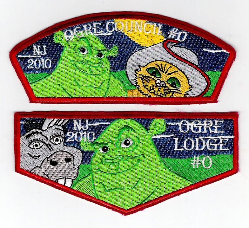 JSP Ogre Council + Ogre Lodge #0, 2010 Jamboree Set  