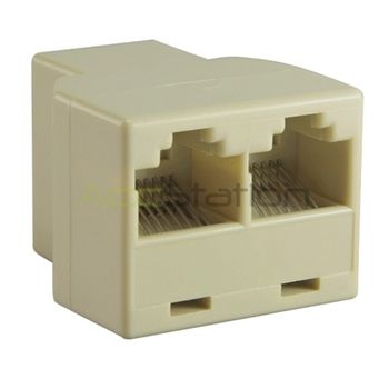 RJ45 Ethernet Splitter Extender Connector for LAN CAT 5  