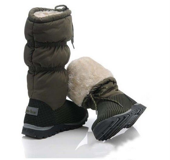   fur Down knee High ANTI slip Womans Winter Snow Warm Boots 8 Colors