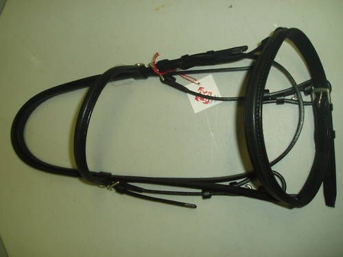 Courbette Lemetex Bl Plain Raised Bridle PONY/COB  