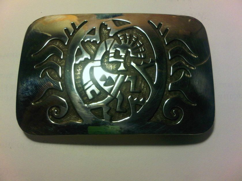 Hopi Belt Buckle (Sterling Silver)  