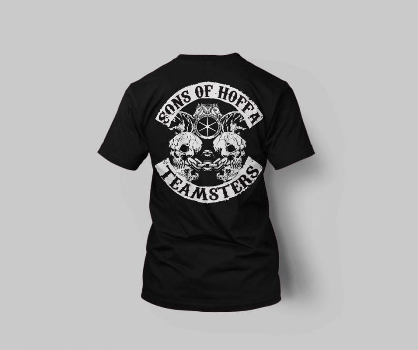 Teamsters Jimmy Hoffa tshirt Black All Sizes Shirt  