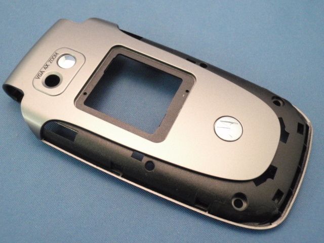 Motorola V360 PARTS Outer Flip Front Housing Cover SLVR  