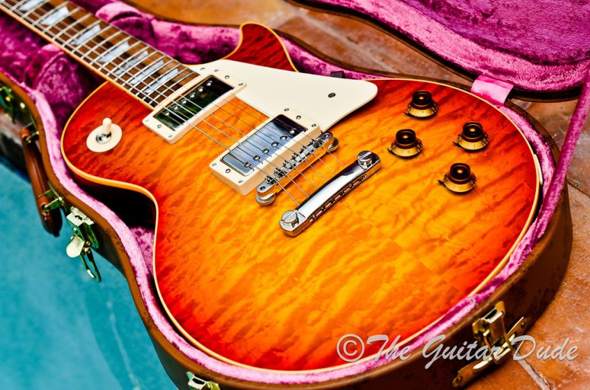 2001 Gibson Custom Shop 1959 Reissue Les Paul Standard R9 AAAAA TIGER 