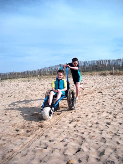 Hippocampe All Terrain Wheelchair   Beach Wheelchair  