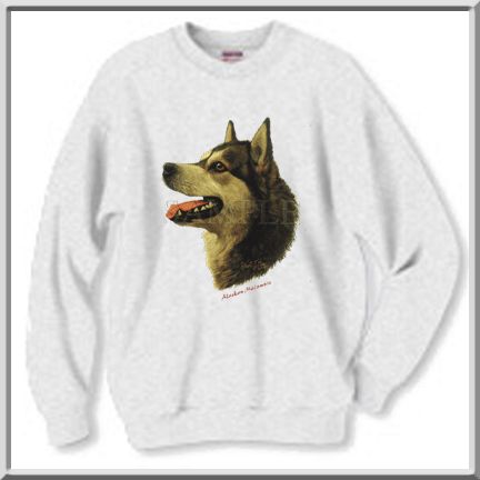 RJM Alaskan Malamute Dog SWEATSHIRT S,M,L,XL,2X,3X,& 4X  