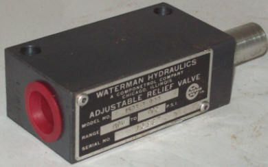 Waterman Adjustable Hydraulic Relief Valve 1503 3 900  