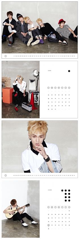 SHINee   2012 Official Calendar (Desk Calendar) + Free Gift  SHINee 