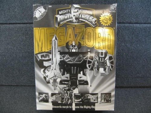 MEGAZORD Black & Gold Special Collectors Edition 1993 Bandai + BOX 