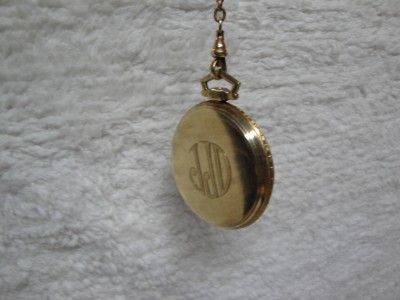 Vintage 1935 Elgin Pocket watch in Pristine condition  10K  15 Jewel 