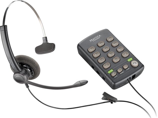 Plantronics Practica T110 Telephone Base & Headset USA  