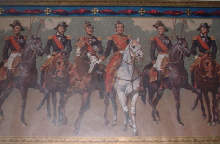 Waites FRENCH MILITARY, HORSES Wallpaper Wall bordeR  
