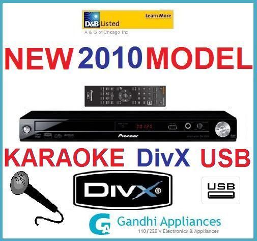   DV 120K ALL MULTI REGION KARAOKE USB DVD PLAYER 0012562958163  