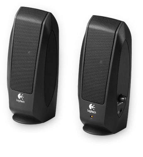 Logitech S 120 Powered Multimedia Stereo Speakers  