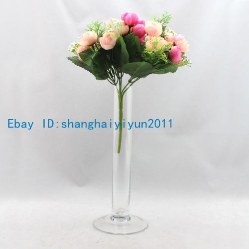   Colors Silk Roses Buds Wedding Bouquet Artificial Flowers F36  