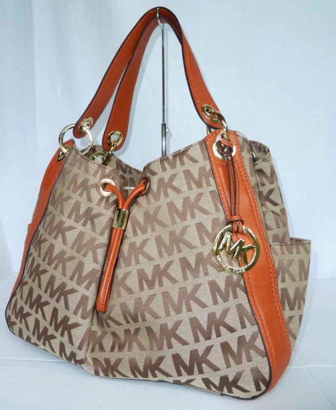 NWT MICHAEL KORS SIGNATURE LARGE TOTE SHOULDER BAG  