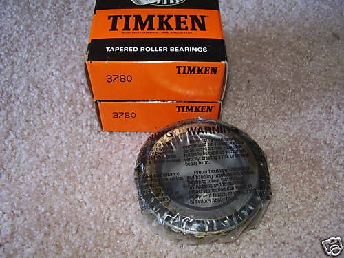 NEW TIMKEN TAPERED ROLLER BEARING INNER CONE, P/N 3780  