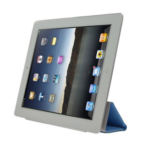 iPad 2 Smart Cover Slim Magnetic PU Leather Case Wake/ Sleep Stand 