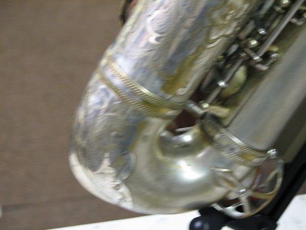 1935 Silver Selmer Balanced Action Alto Saxophone Cabin on the lake 