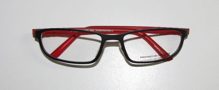 NEW PORSCHE DESIGN 8161 C 59 18 140 BRAND NAME GRAY/RED EYEGLASSES 