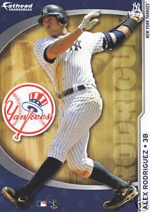 ALEX RODRIGUEZ New York NY Yankees Fathead Mini  