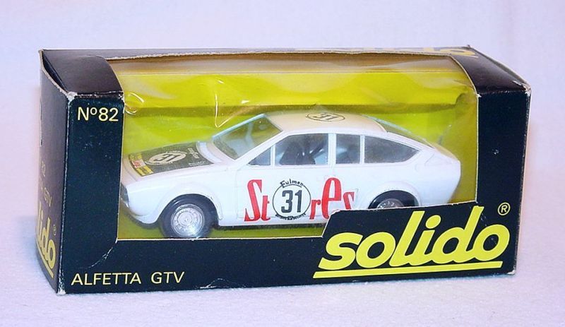 Solido 143 ALFA ROMEO ALFETTA GTV Rallye Car MIB`75  