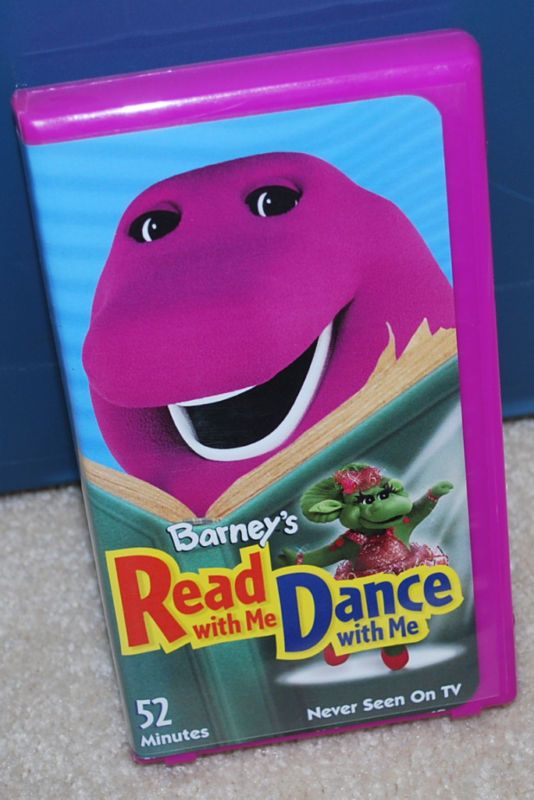 BARNEY READ WITH ME DANCE WITH ME VHS VIDEO TAPE 2003 045986020802