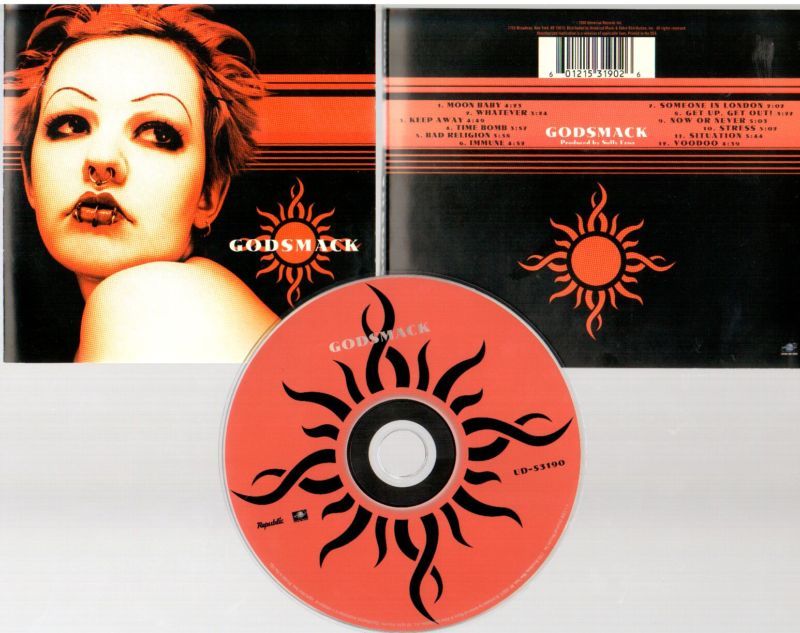 GODSMACK S/T 1998 REPUBLIC [PA] ERNA/TONY UD 53190 RARE  