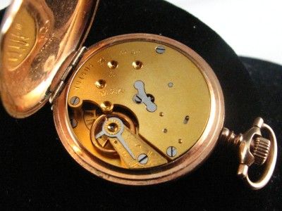 VINTAGE 0S NEW ENGLAND WATCH CO HUNTING POCKETWATCH  