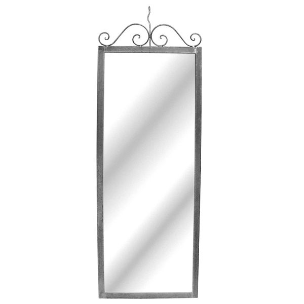 Raw Steel Hanging Wall Full Length Mirror 24Wx60H nu  