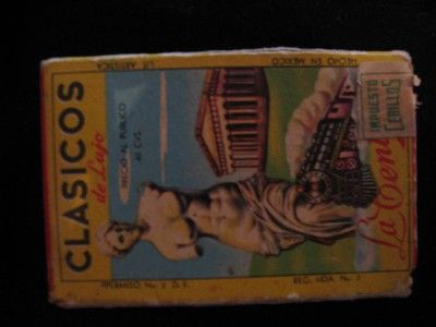 Vintage Mexican Matchbook   Classicos de Lujo  