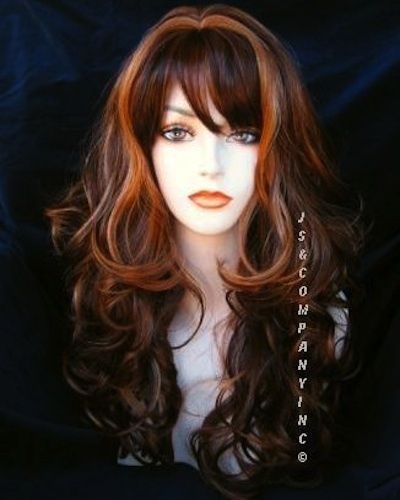 BOUNCY LONGWAVY 3 Tone Mix WIG JSCA 27 30 33  