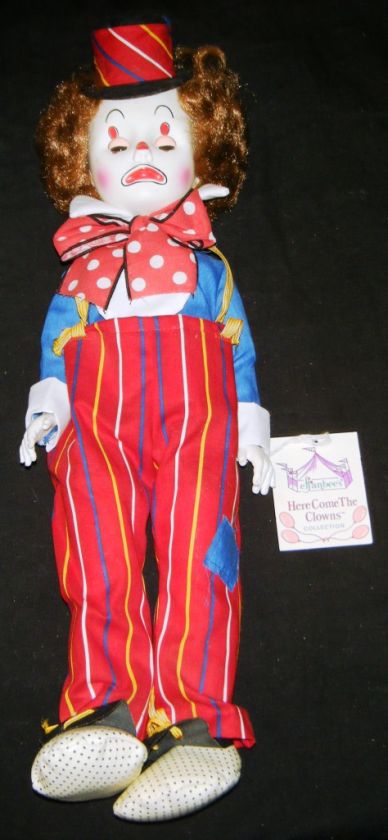 JETHRO CLOWN EFFANBEES HERE COME THE CLOWNS COLLECTION 18 Porcelain 