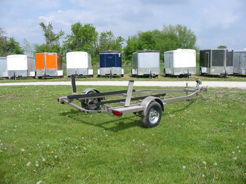   Lippert Boat Trailer 2007 18 Swing Away Coupler 3GVW Brown SA Bunks