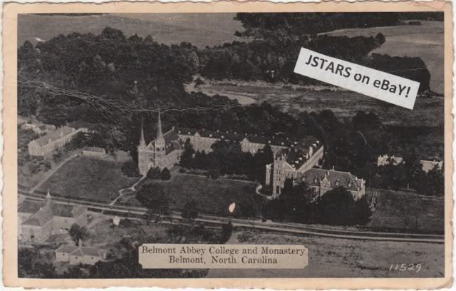 1940 BELMONT, NC, BELMONT ABBEY COLLEGE POSTCARD  