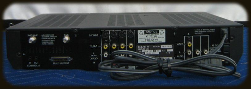 This is a SONY KV 32XBR100 XBR2 ACCESS CENTER SONY FEATURE BOX.