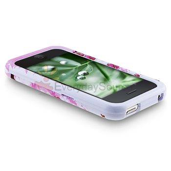 MYBAT PINK SPRING FLOWERS HARD CASE FOR iPHONE 3G 3GS  