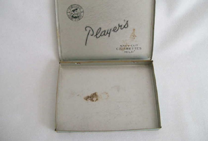 metal player s navy cut cigarettes mild box manufactured by imperial 