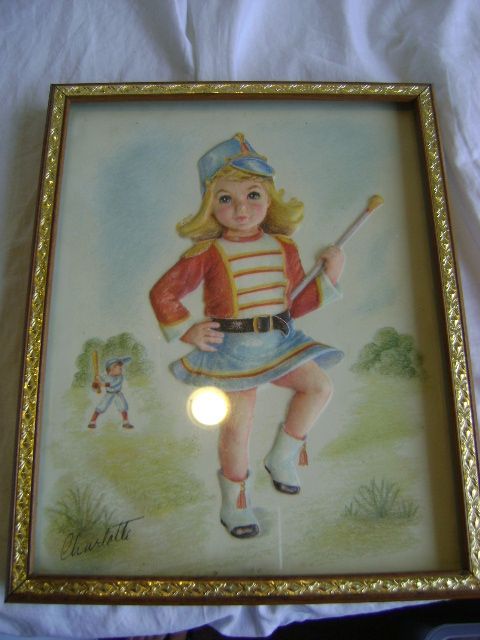 MetalCraft Corp VINTAGE Little Girl 3D from the 1950s  