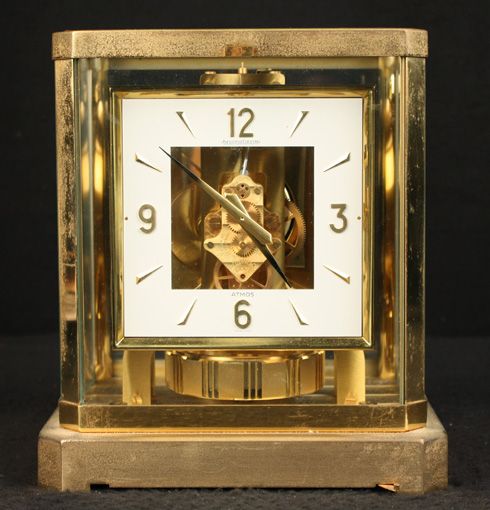 VINTAGE JAEGER LE COULTRE & CIE ATMOS CLOCK RARE SQUARE FACE 15 J 