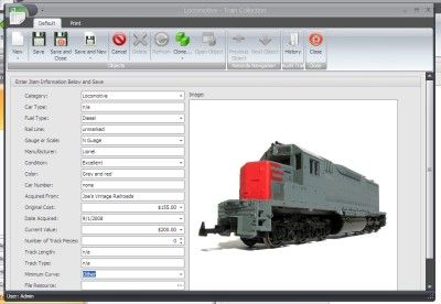 Train Collector Pro Software  