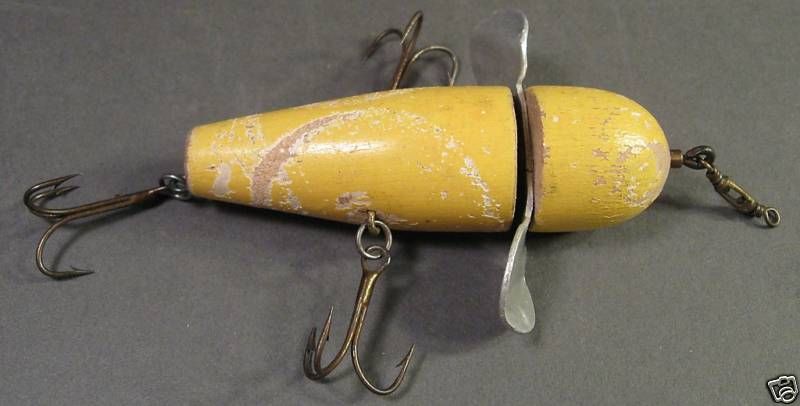 Early 1900s Harkauf Plug Bait Fishing Lure  