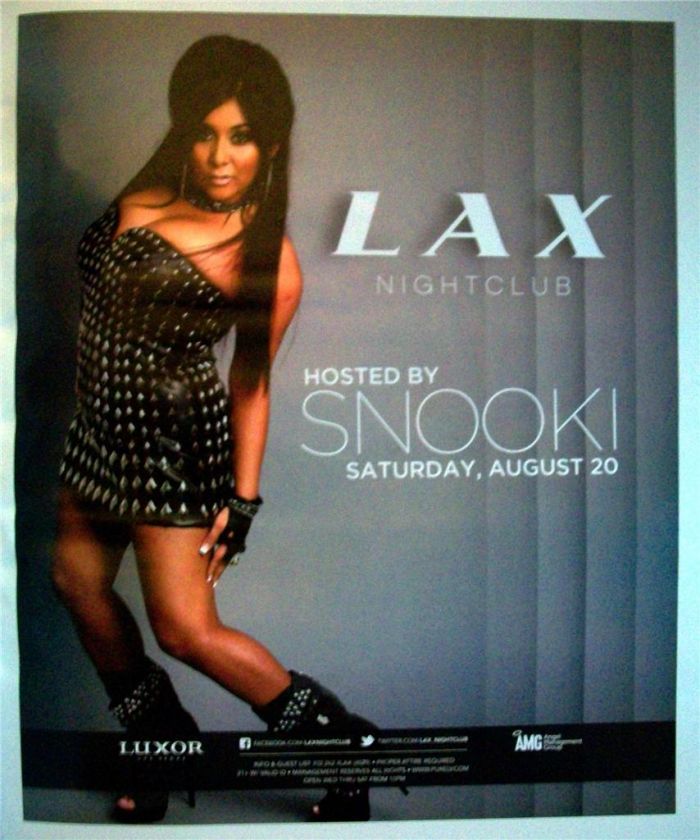 Jersey Shore Snooki @ Luxor Las Vegas Casino LAX Ad  