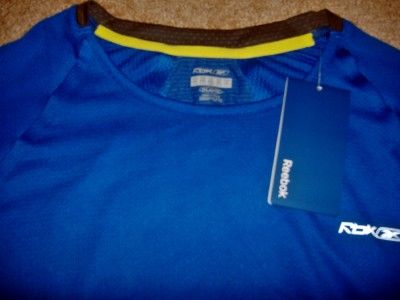 NEW REEBOK Playdry RUNNING Cycling Compression Shirt XL  