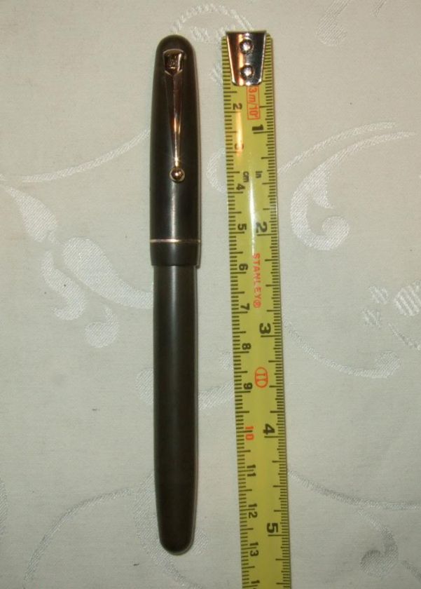 Vintage SWAN MABIE TODD Fountain PEN.No 3161.BLACK.14K GOLD Nib.c 1948 